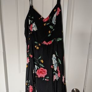 Flower print sun dress